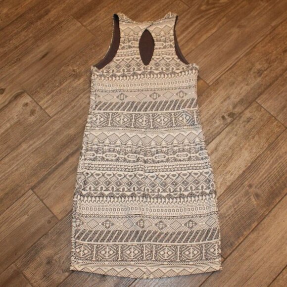 Hollister Sheath Dress Grey Woven XS Sleeveless - Picture 2 of 9